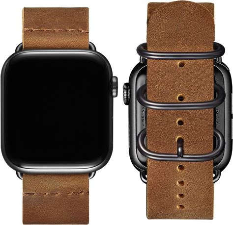 apple watch se leather band|leather wristbands for apple watch.